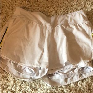Champion White Athletic Shorts